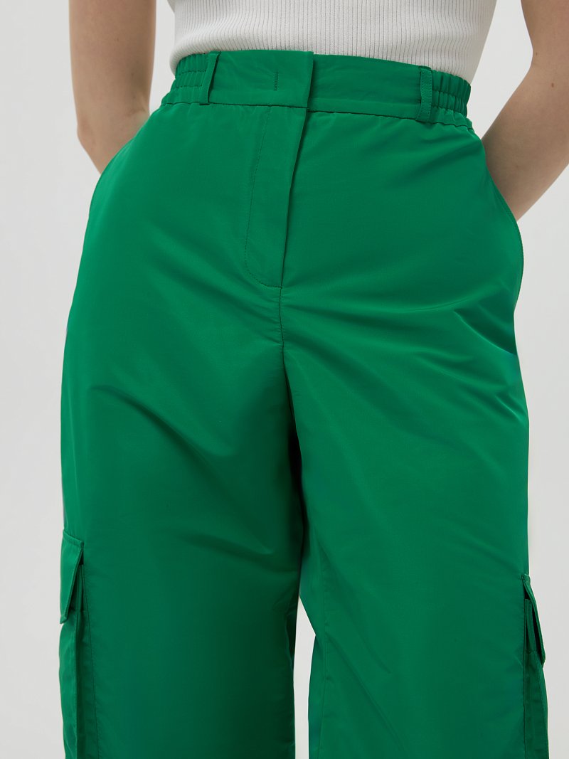 Брюки-карго из плащевой ткани