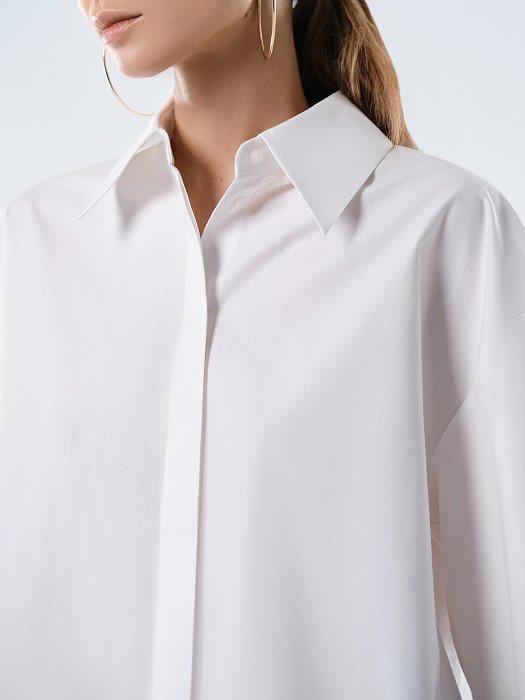 Рубашка с декоративной кокеткой: фото №4