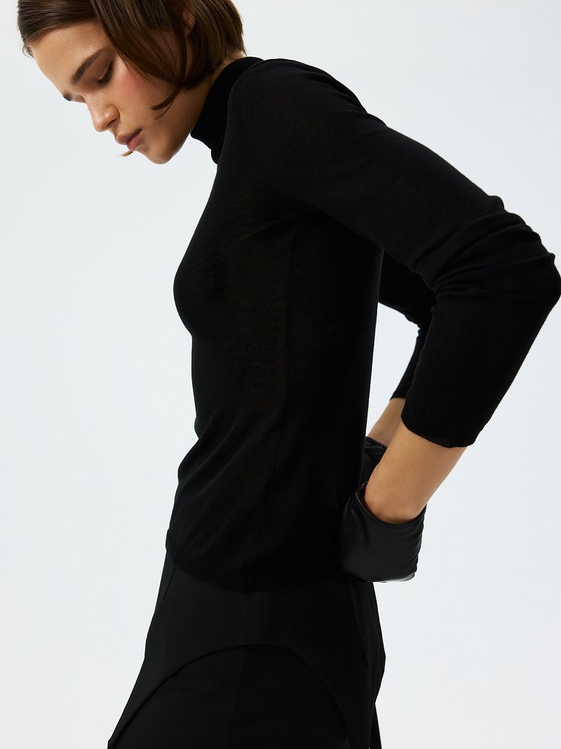 Водолазка с шерстью