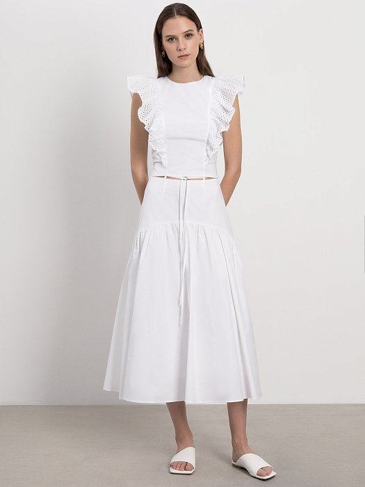 Ярусная юбка со сборкой : фото №3