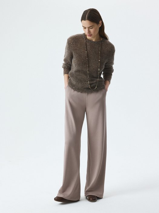 Трикотажные брюки на резинке: фото №6