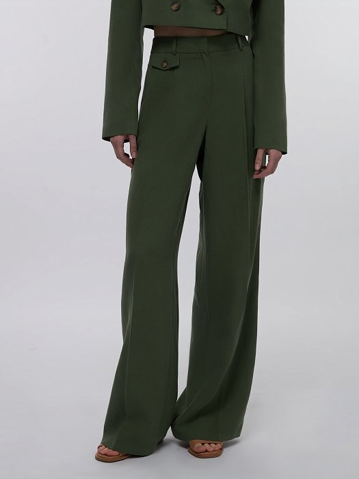 Классические брюки со льном: фото №2