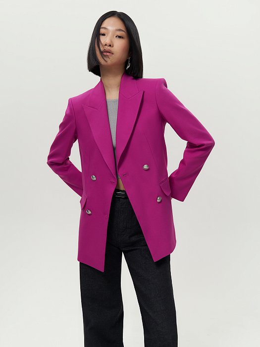 Двубортный жакет (Р158): фото №4