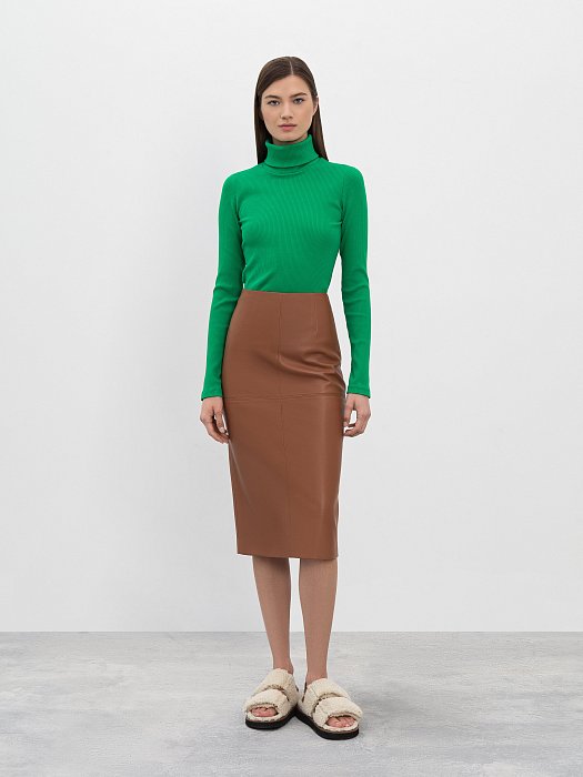 Юбка-карандаш из экокожи : фото №3