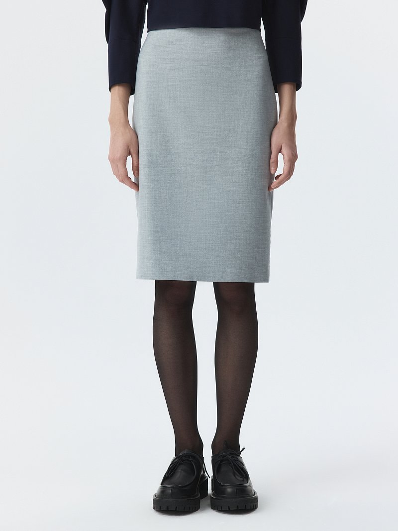 Зауженная юбка-мини