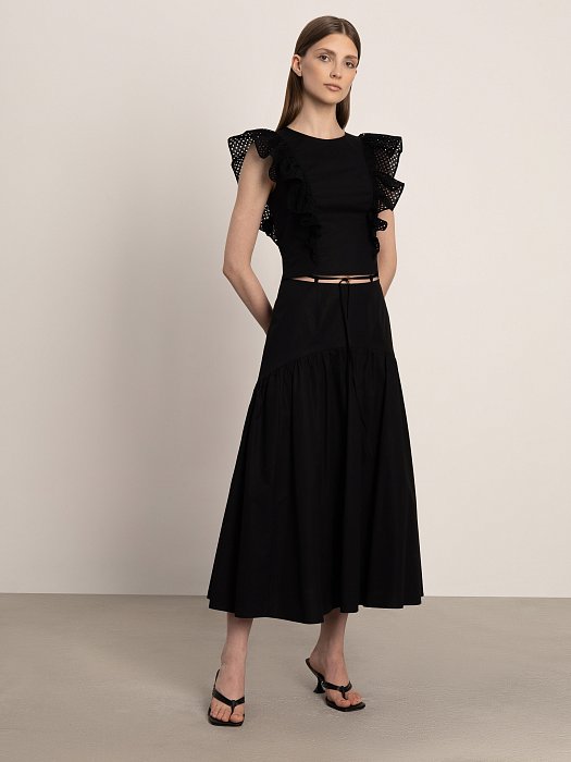 Ярусная юбка со сборкой : фото №4