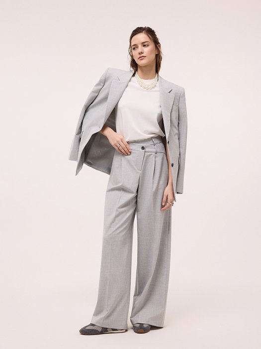 Брюки с асимметричным поясом: фото №6