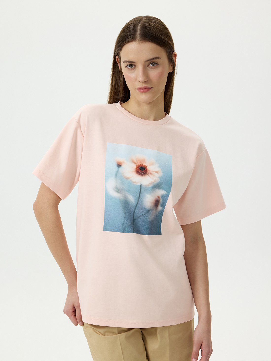 Футболка из хлопка с фотопринтом: фото №1