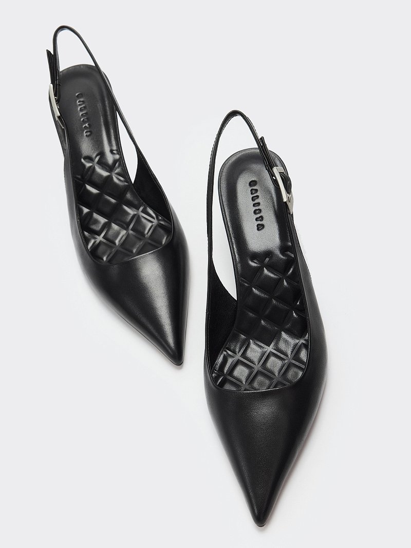 Туфли с открытой пяткой