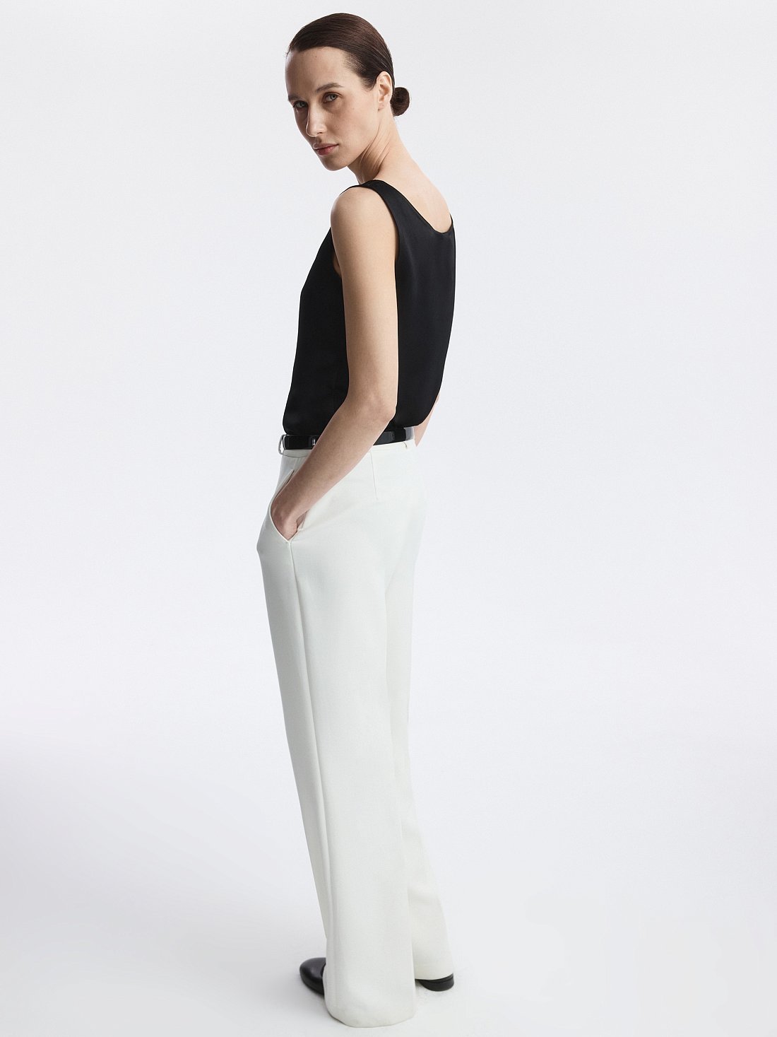 Топ из атласной ткани: фото №1