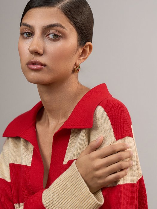 Джемпер с отложным воротником: фото №5