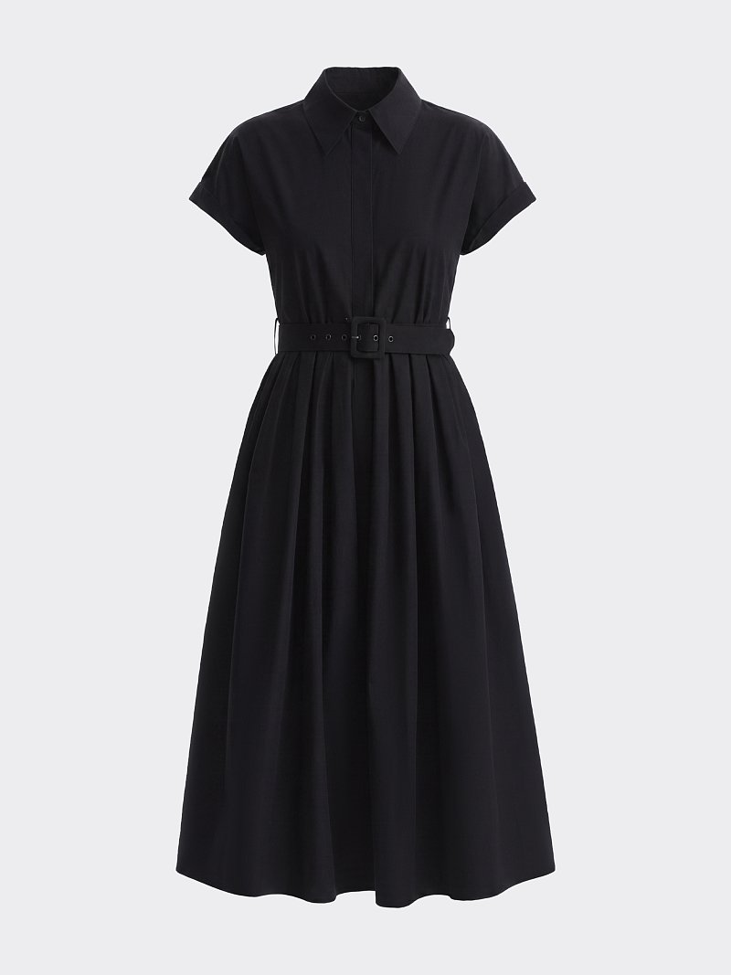 Платье-рубашка из хлопка