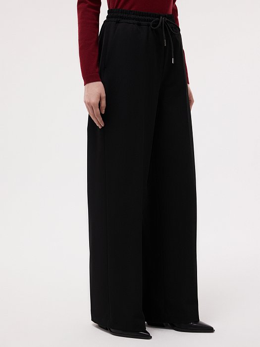 Широкие брюки на кулиске: фото №3