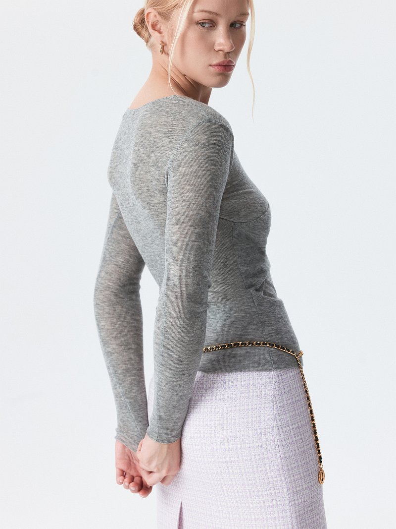 Мини-юбка из твида