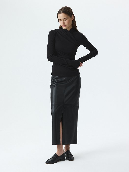 Лонгслив на запах: фото №5