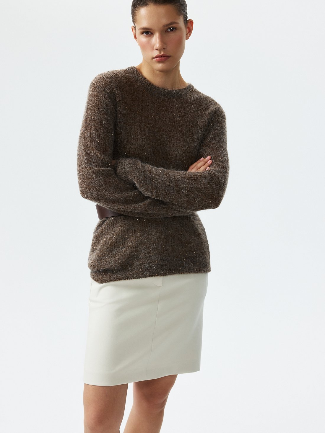 Юбка-мини прямого кроя: фото №1