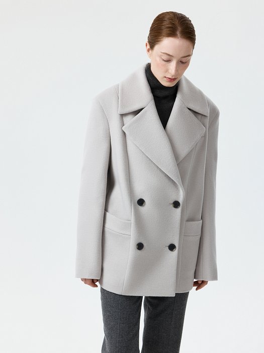 Полупальто из шерсти и кашемира: фото №6