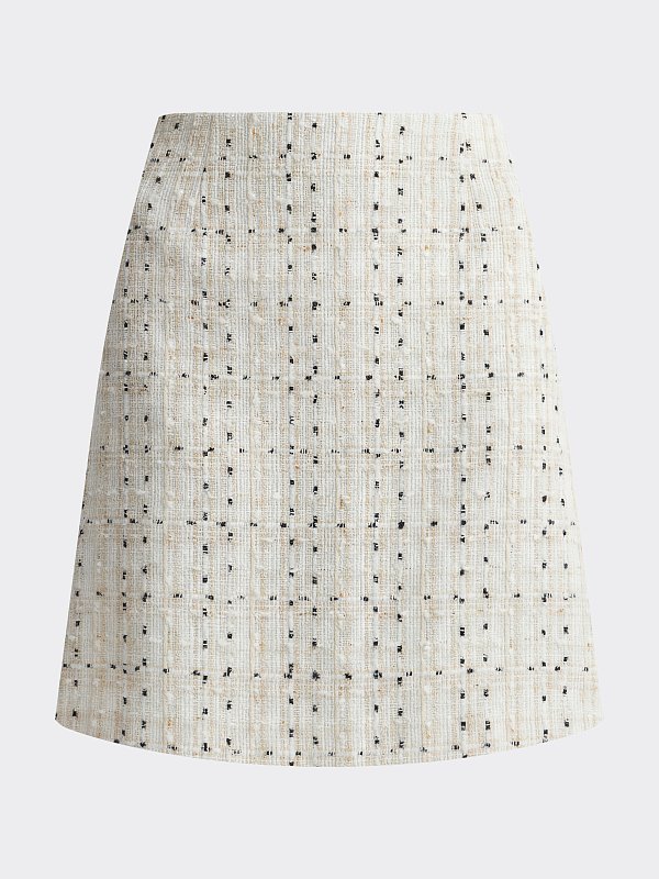 Юбка-трапеция мини