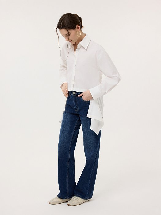 Рубашка-трансформер из хлопка: фото №2