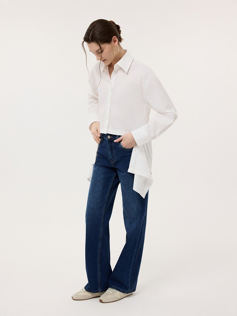 Рубашка-трансформер из хлопка