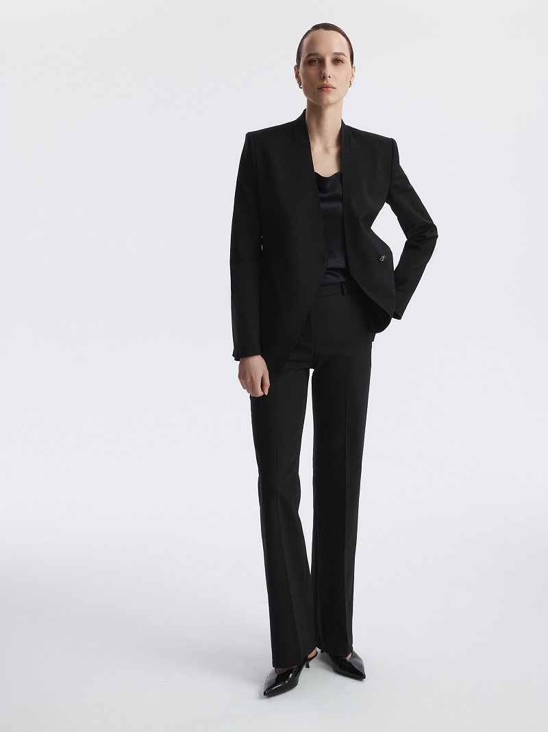 Асимметричный жакет из хлопка