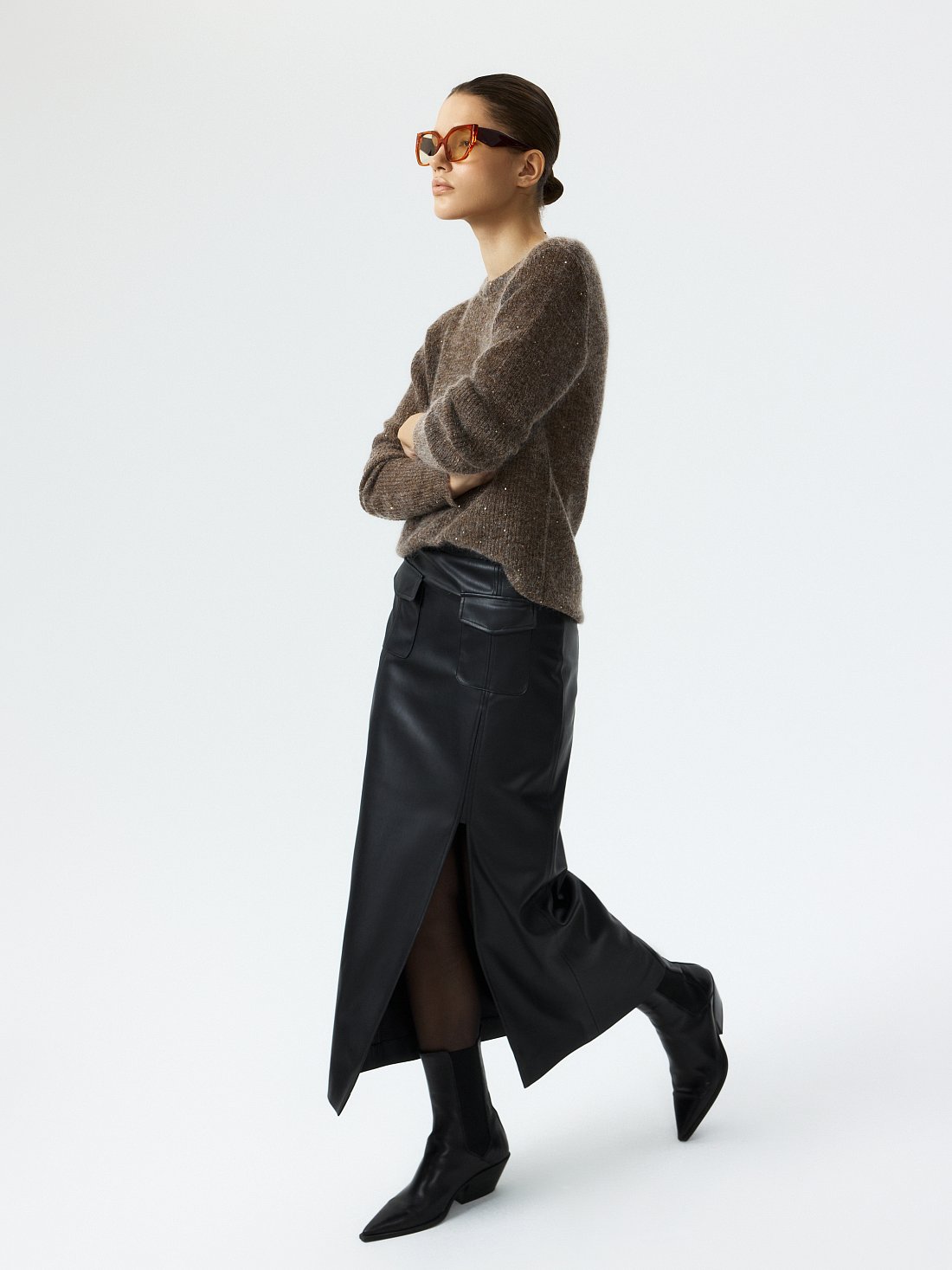 Юбка из экокожи: фото №1