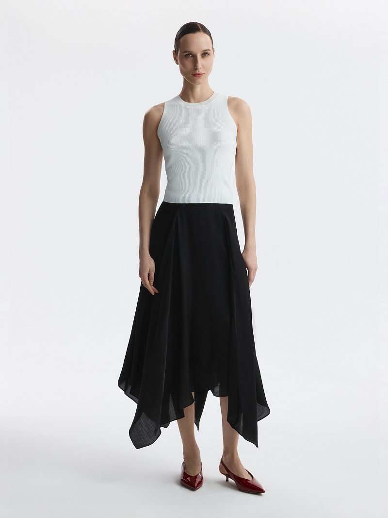 Укороченный топ из вискозы