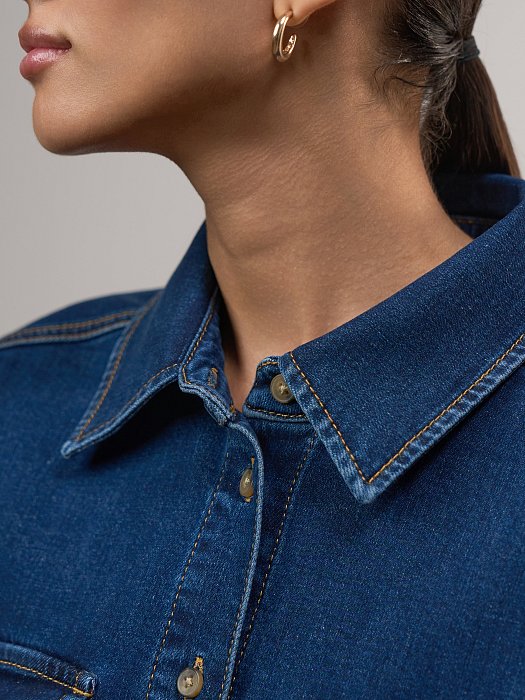 Джинсовая рубашка: фото №8