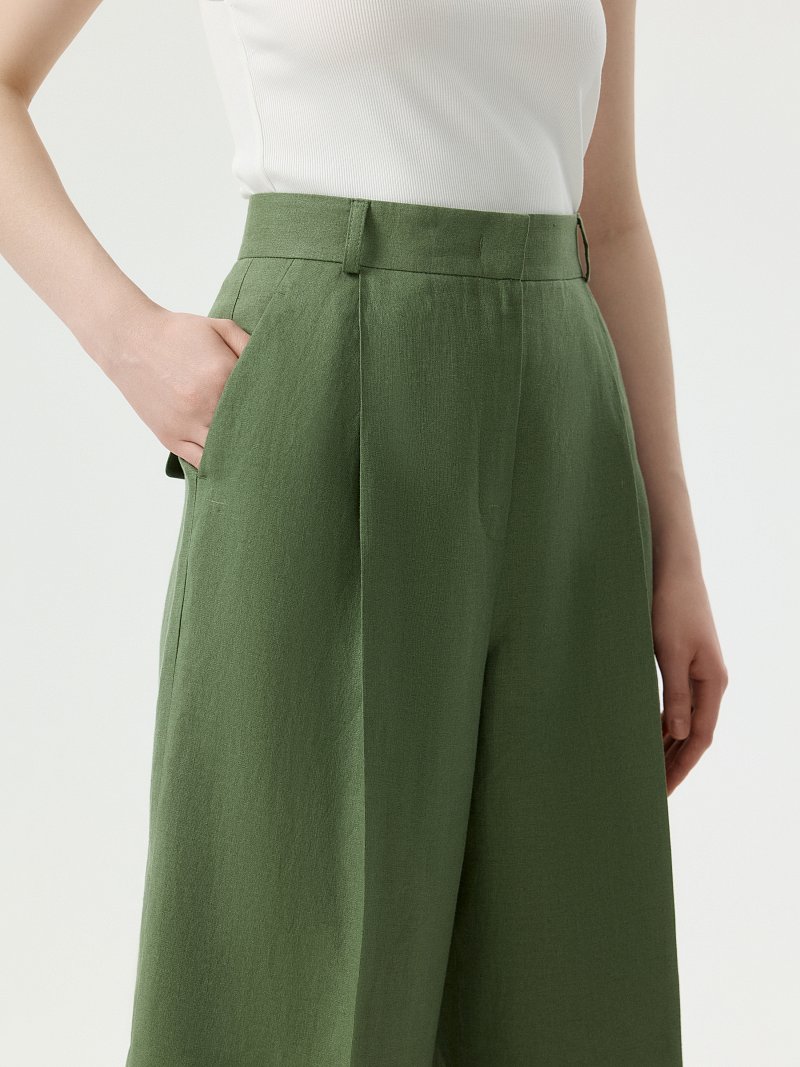 Бермуды из 100% льна