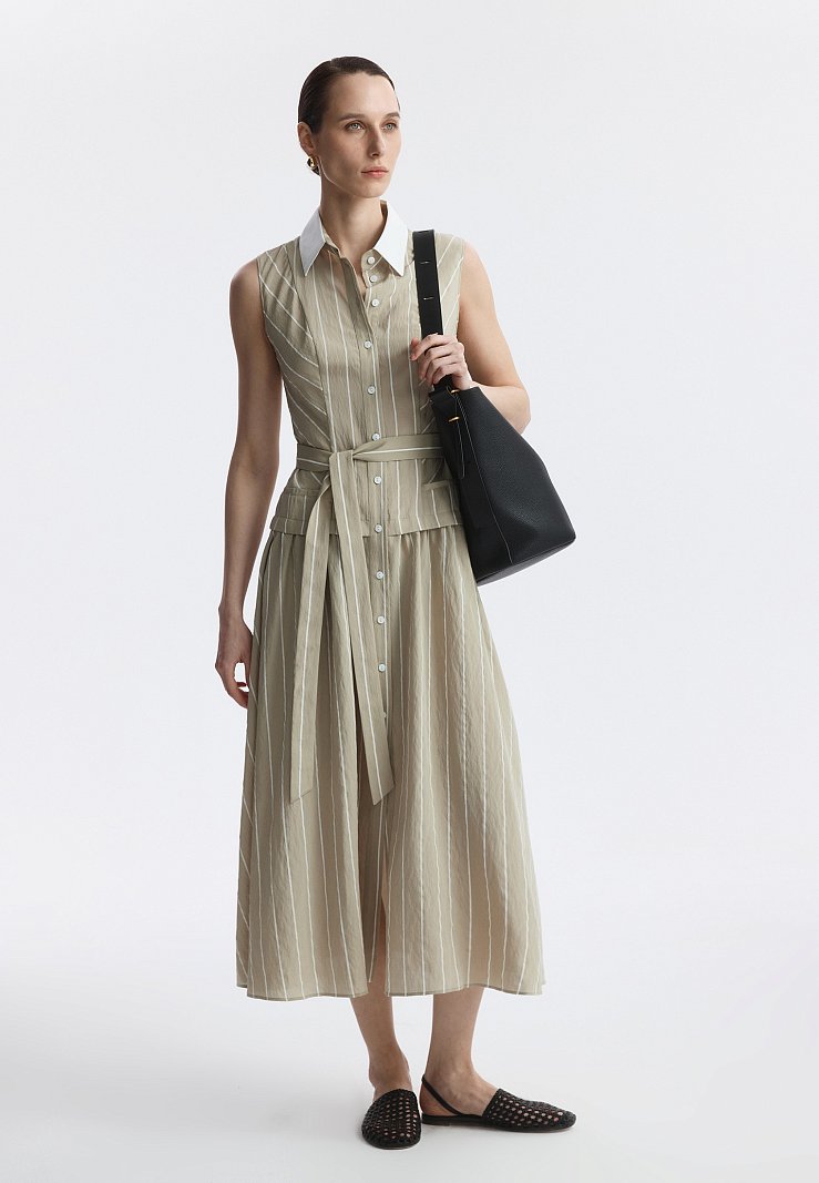 Платье в полоску