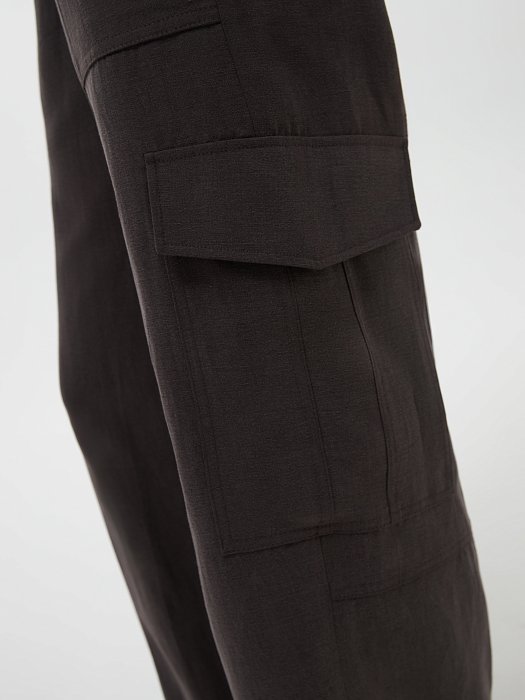 Брюки-карго со льном: фото №3