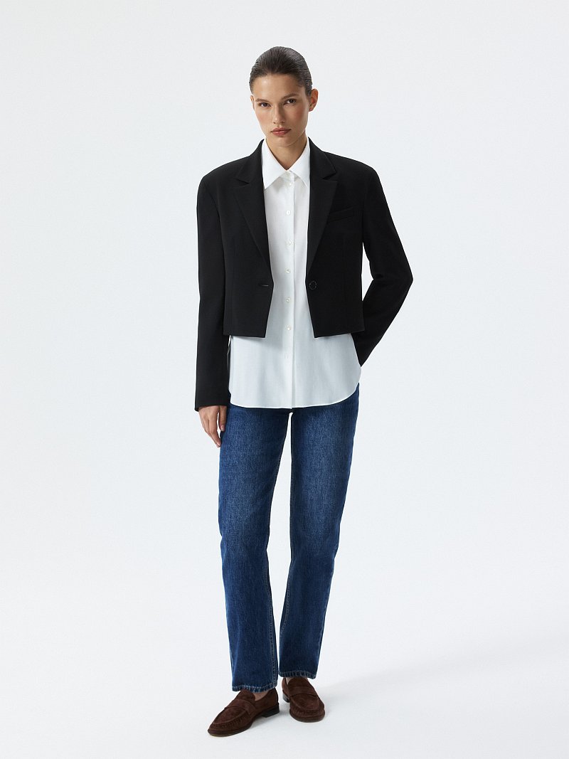 Укороченный жакет