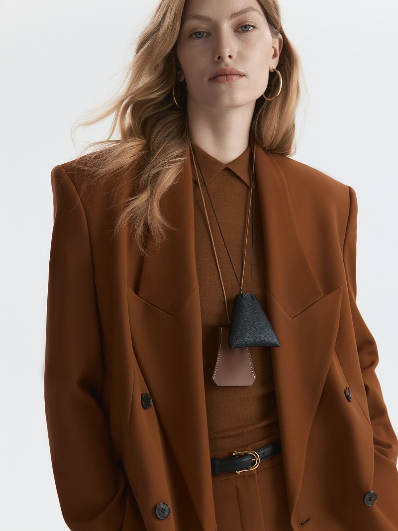 Двубортный жакет из вискозы (Р158)