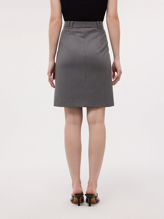 Мини-юбка с декоративными карманами: фото №4