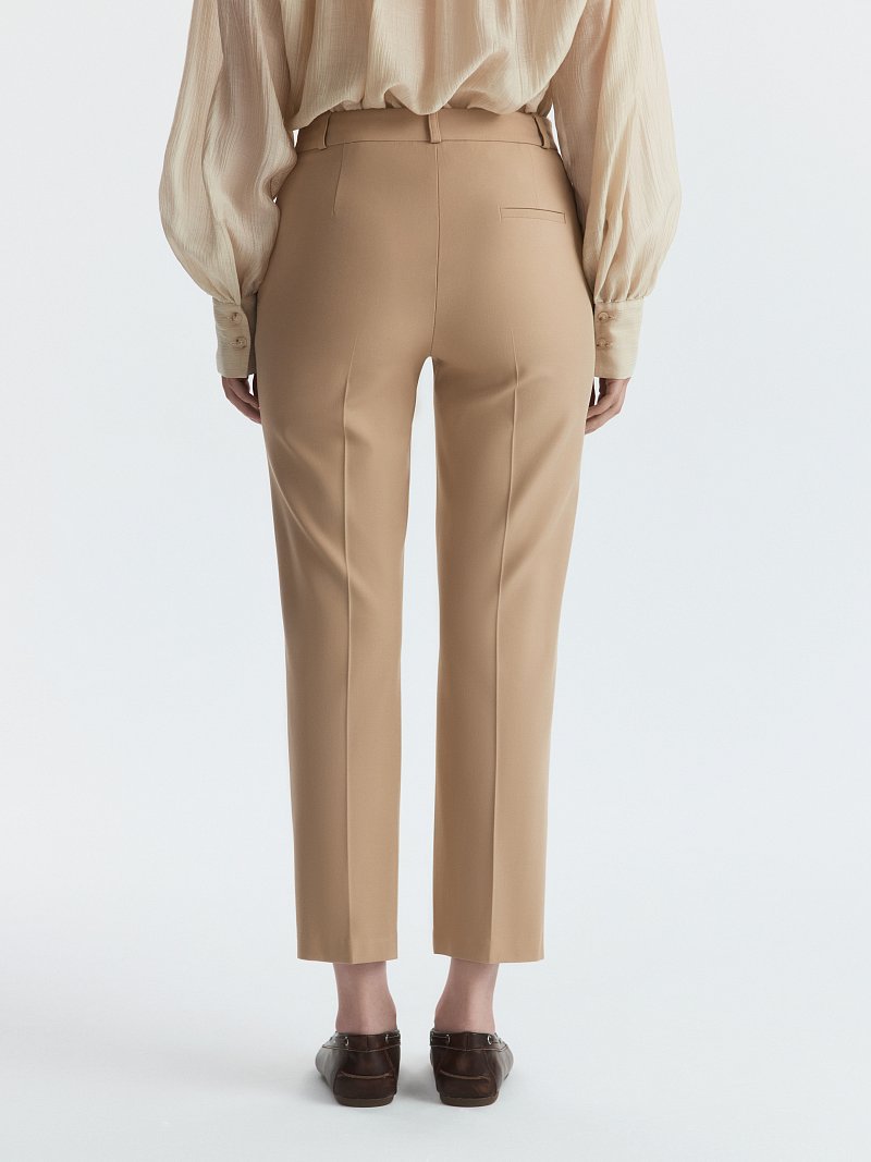 Укороченные брюки из вискозы