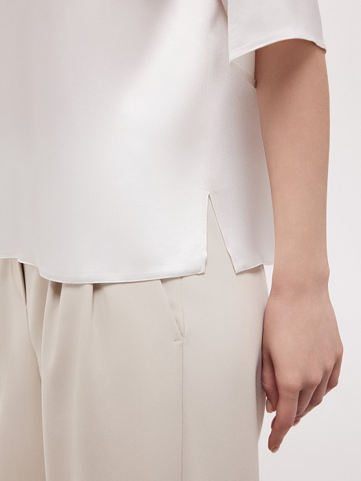 Атласная блуза оверсайз: фото №3