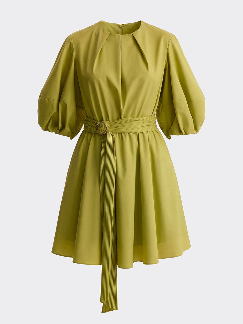 Платье из хлопка с поясом