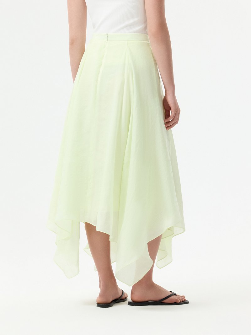 Асимметричная юбка из лиоцелла