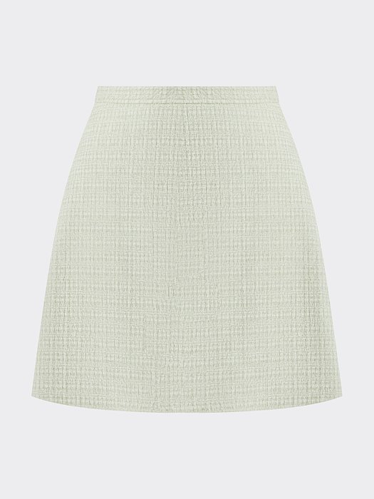 Расклешенная юбка из твида: фото №7