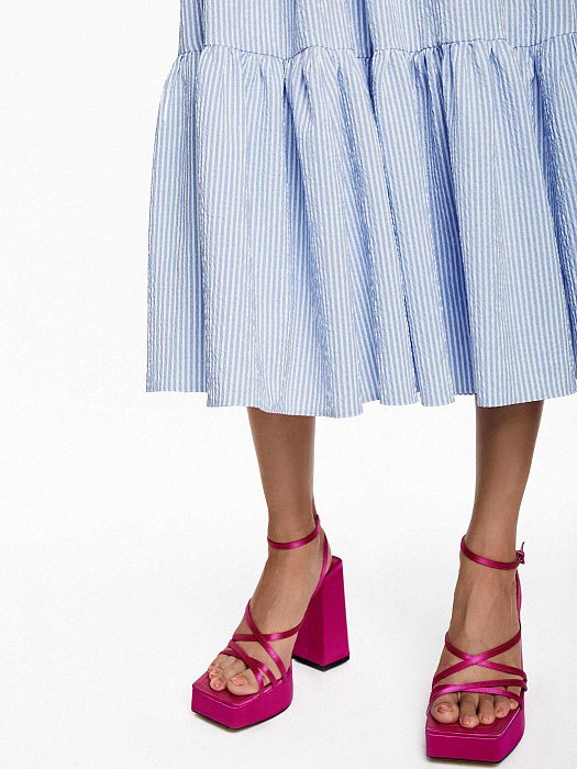 Платье миди с воланами : фото №3