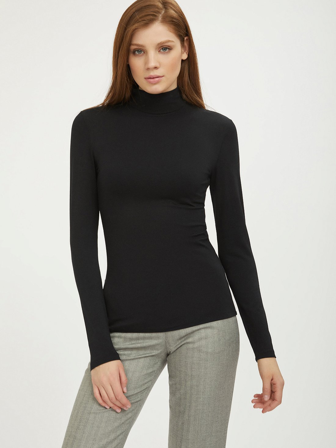 Водолазка из плотного трикотажа: фото №1