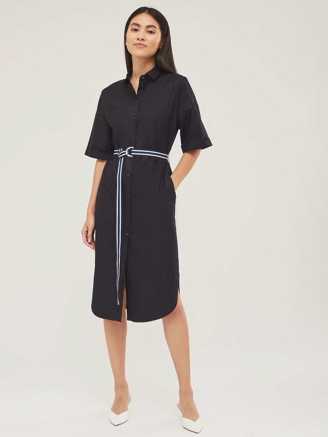 Черные платья-рубашки
: фото №1