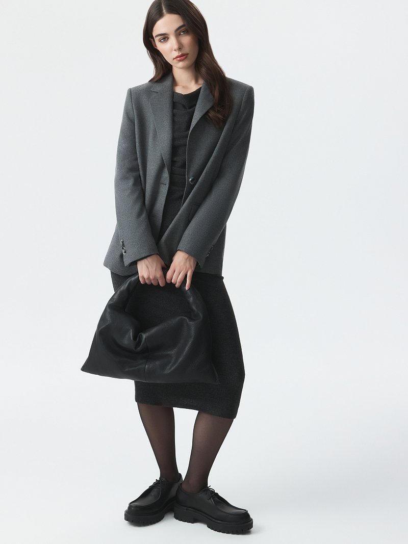 Прямой однобортный жакет