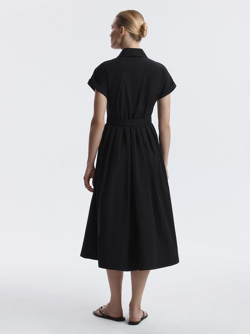 Платье-рубашка из хлопка