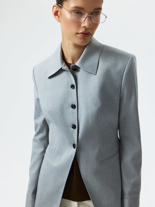 Жакет с отложным воротником: фото №2