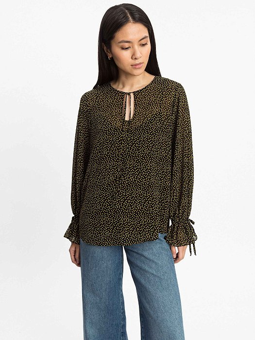 Свободная блуза из шифона: фото №3