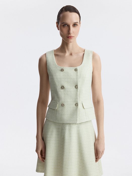 Жилет из твида: фото №3