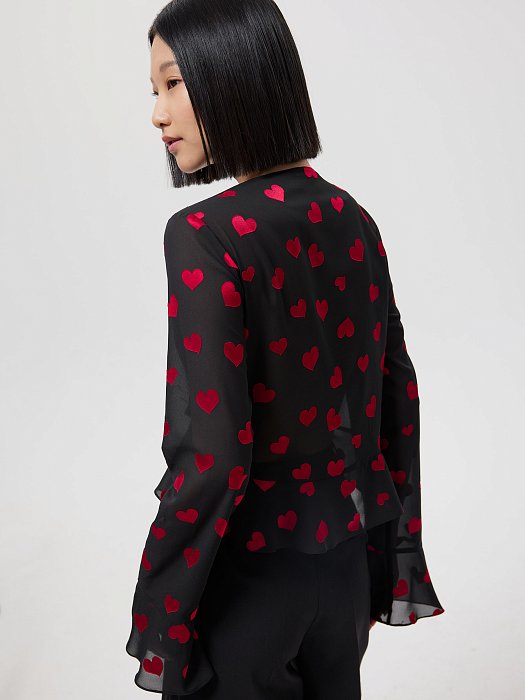 Блуза с сердечками: фото №6