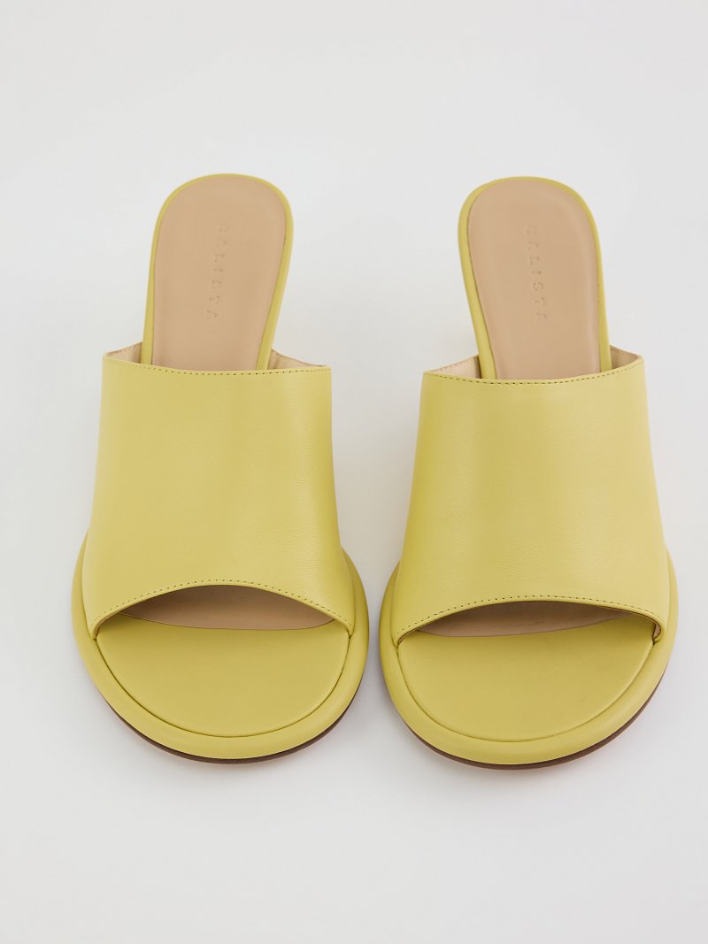 Мюли из натуральной кожи