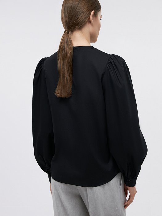 Блуза со съемным воротником: фото №4